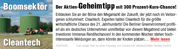 Boomsektor Cleantech