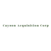 Logo Cayson Acquisition Corporation Logo Cayson Acquisition Corporation
